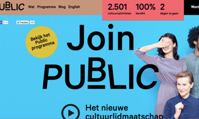 Cultuur bingen? Crowdfundsucces voor nieuwe cultuurpas