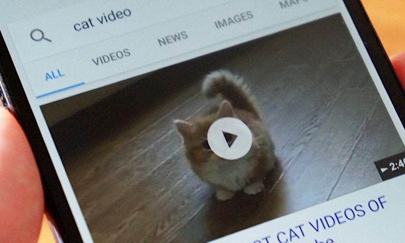 Google toont op Android automatisch video-previews in zoekresultaten