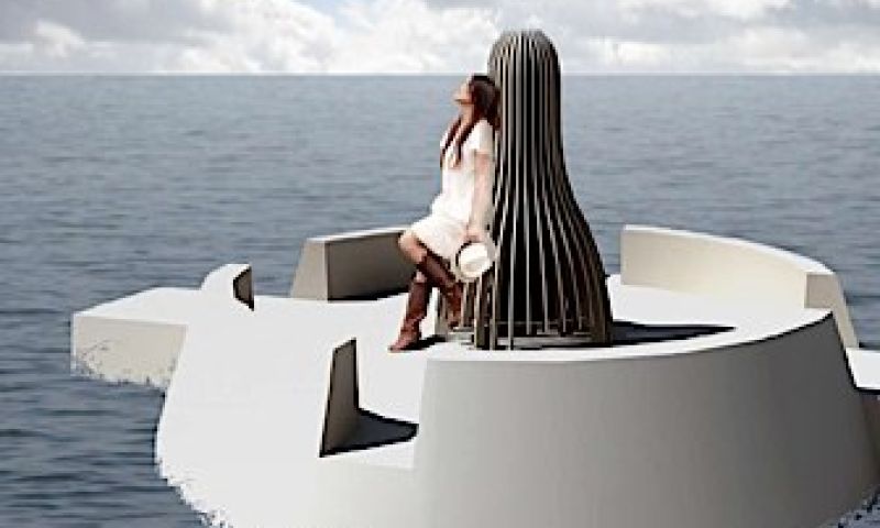 Een baken voor bedevaartoort Pampus