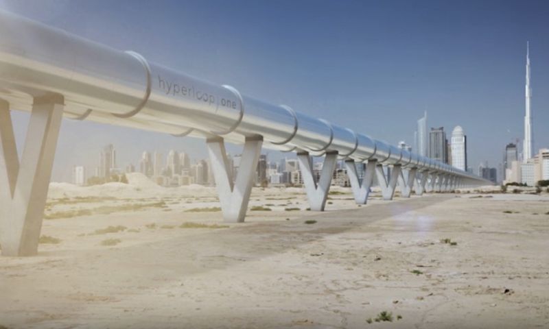 Video van de dag: Hyperloop-concept in Dubai