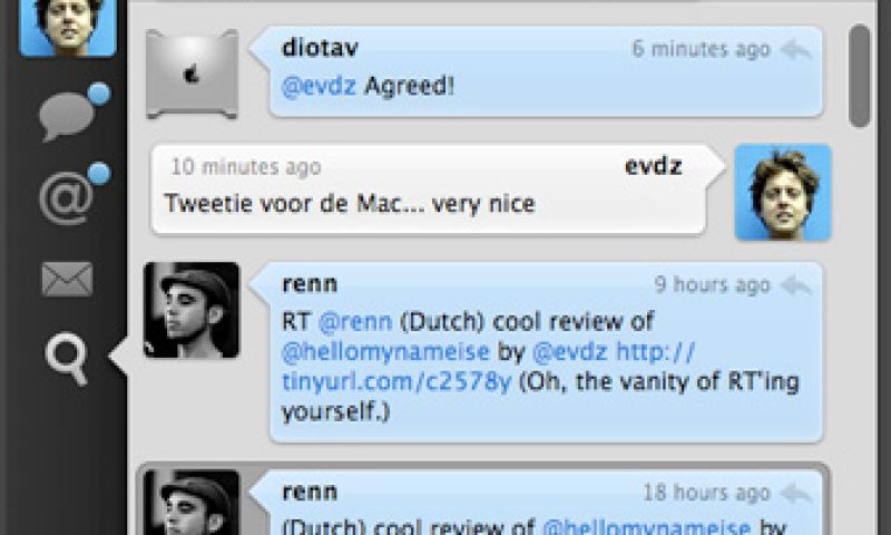 Tweetie (voor de Mac)