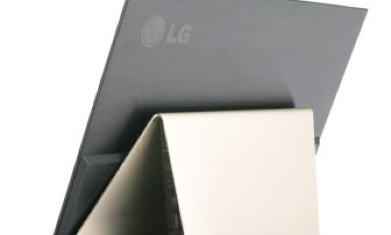 LG toont een 15-inch oled-tv