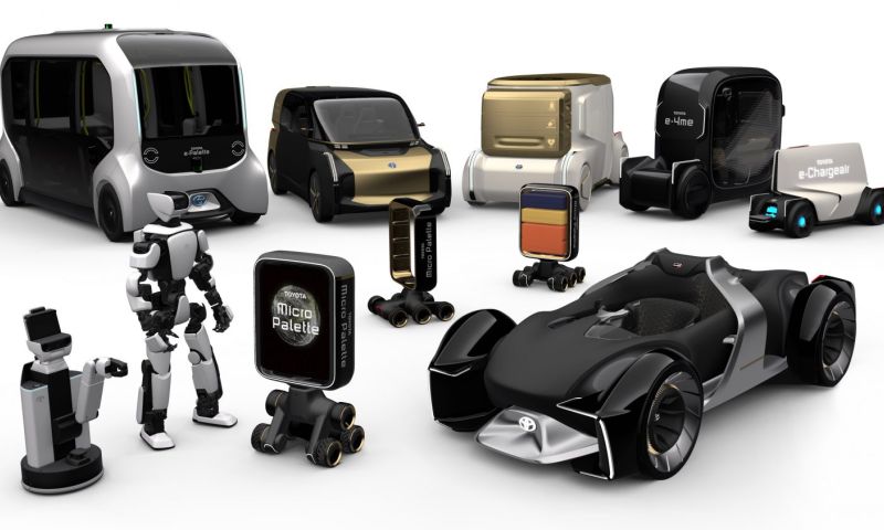 Toyota zonder auto's op stand Tokyo Motor Show