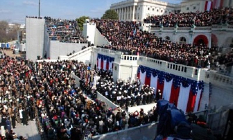 Inauguratie in 360 graden bij CNN