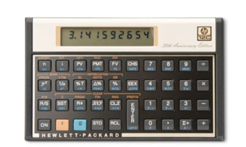 HP 12c Financial Calculator in de remake