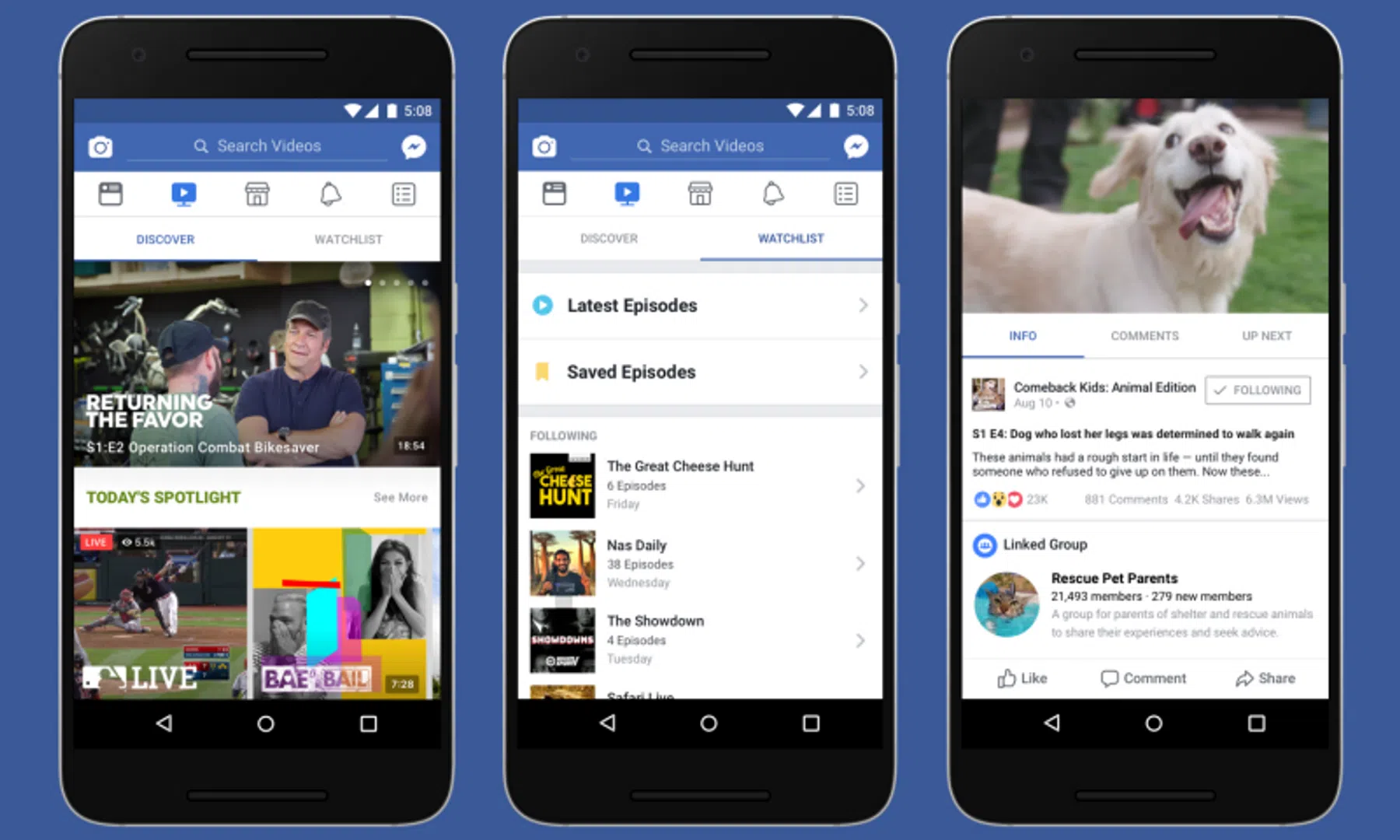 Facebook lanceert YouTube-concurrent Watch