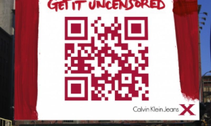 Billboard met alleen een QR-code