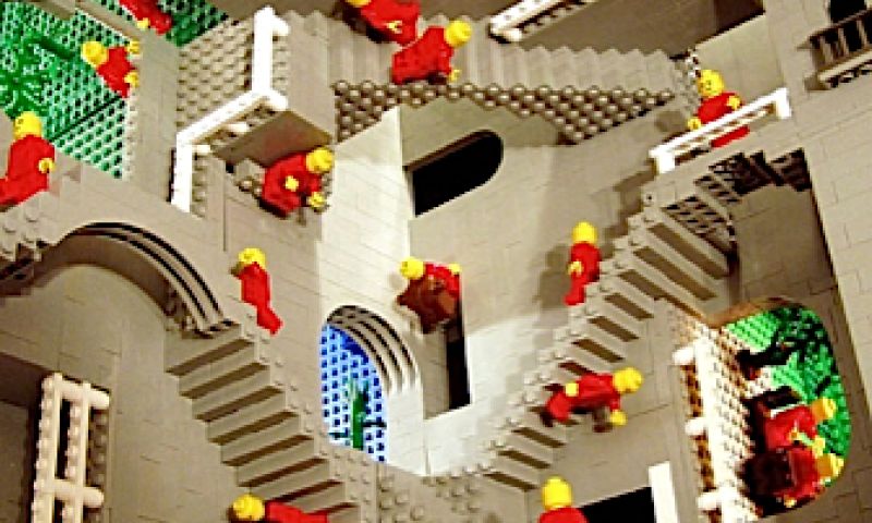 Overnachten in een lego huis