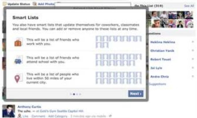 Facebook komt met automatische vriendenlijsten