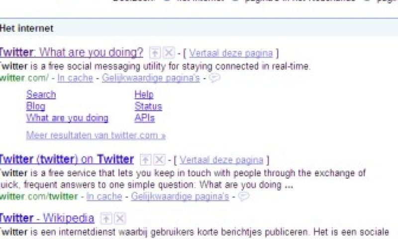 Google wordt actueler