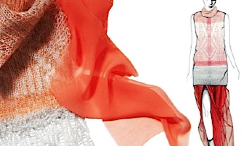 Kleding van koraal, kwal en kaviaar