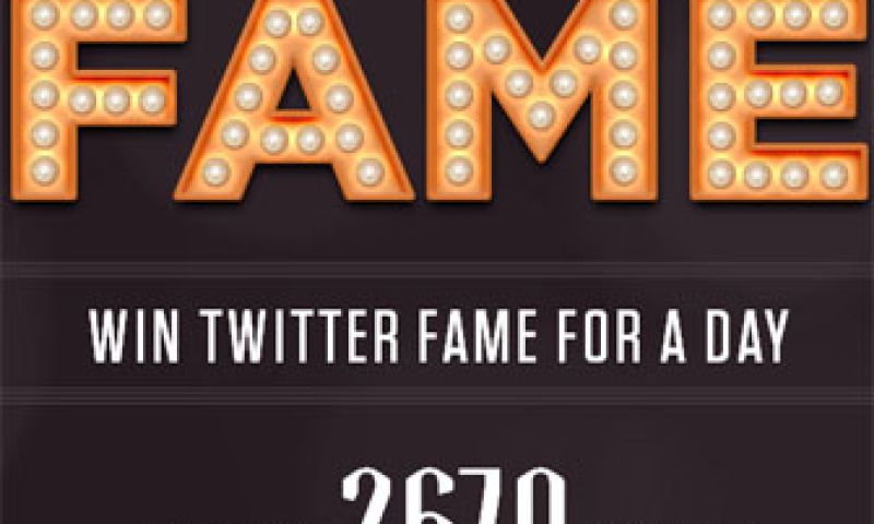 Een miljoen followers voor een dag