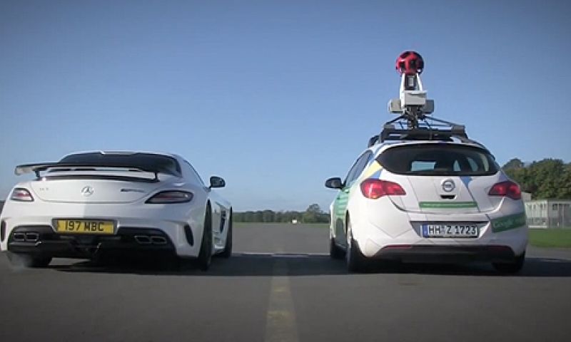 The Stig vs Google Street View Car