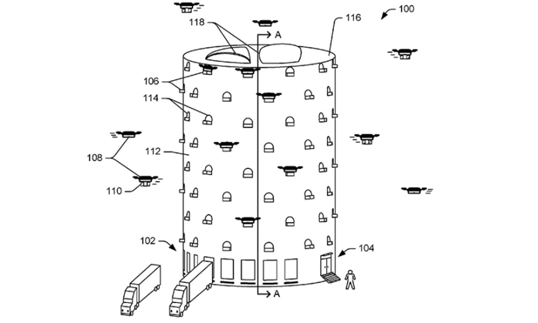 Amazon wil speciale torens voor bezorgdrones