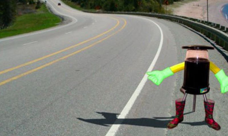 Liftende robot in elkaar geslagen door vandalen