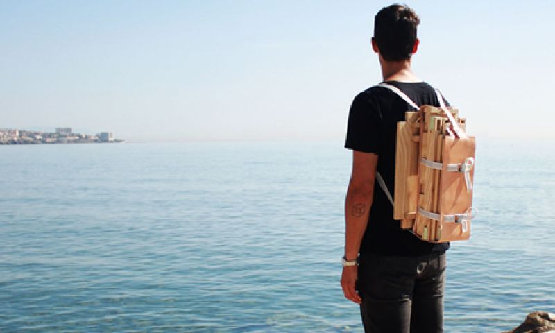 Transformeer je rugzak in een stoel