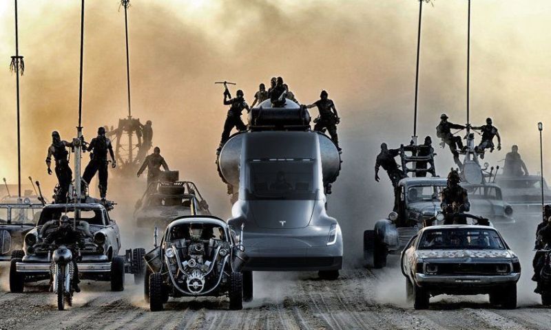 Tesla ontwikkelt 'Mad Max Mode' in zelfrijdende truck