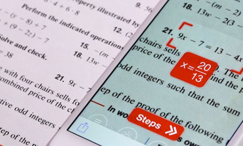 Deze app maakt wiskundehuiswerk via de camera