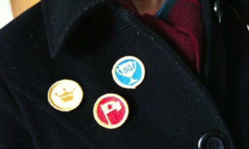 Foursquare badges voor op je jas