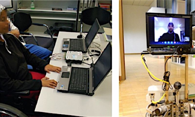 Breingestuurde telepresence-robots helpen rolstoelpatiënten