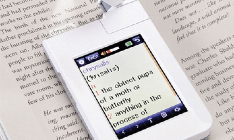 Woordenboekapparaatje helpt bij moeilijke teksten