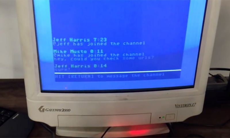 Video: chatdienst Slack nu ook op de Commodore 64