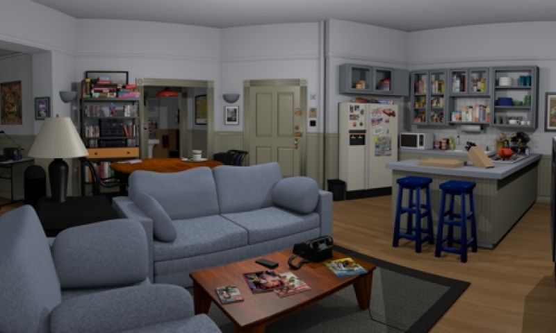 Gaaf: bekijk het appartement van Seinfeld door zijn bril