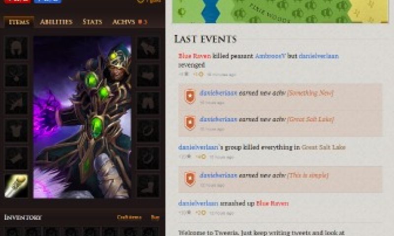 Tweeria: roleplayinggame voor je Twitter-account