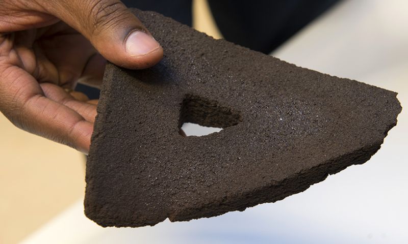 ESA gebruikt zonlicht voor printen stenen van maanstof