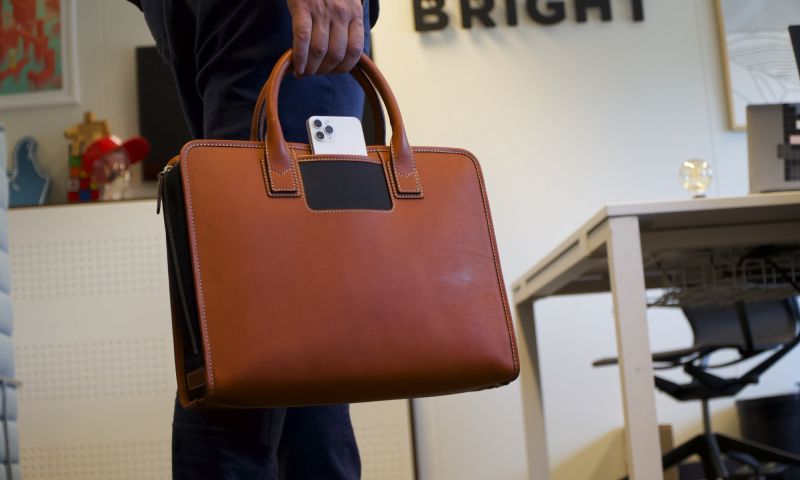 travelteq ekster slimme luxe aktetas briefcase leer