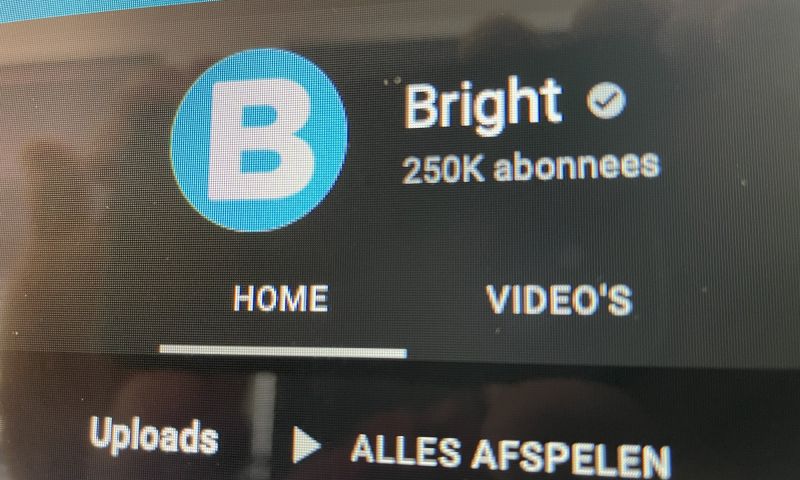 mijlpaal bright youtube volgers brighttv