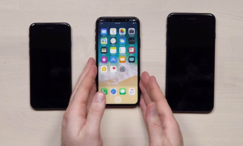 'Gezichtsscanner iPhone 8 werkt ook als toestel plat ligt'