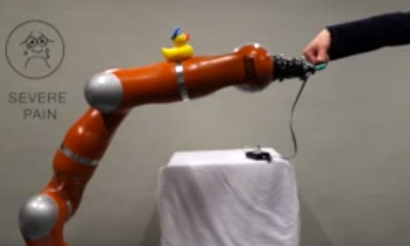 Deze robots 'voelen' pijn en reageren instinctief