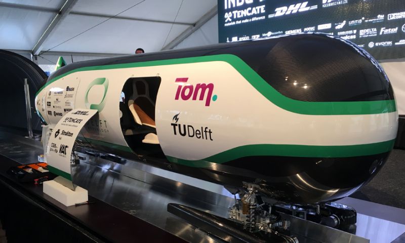 Delfts team presenteert model voor Hyperloop