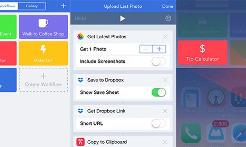 iOS-app Workflow laat je acties automatiseren