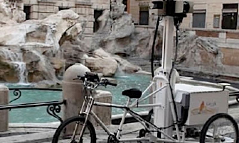 Google fietst voor 360 beeld