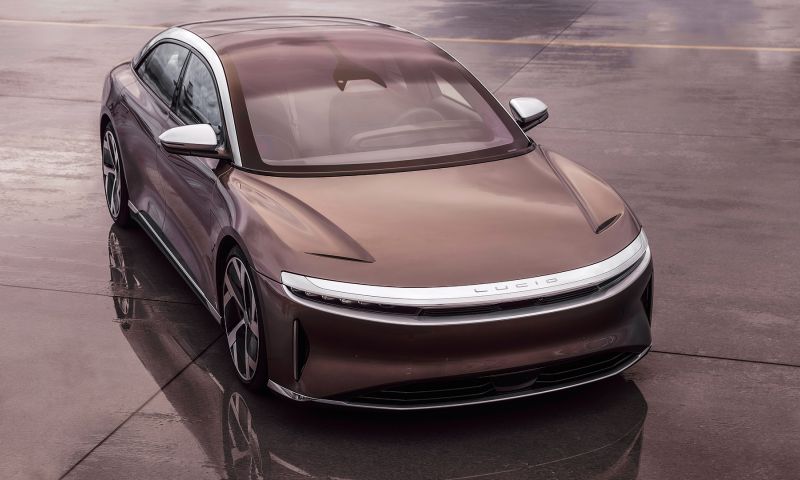 Tesla Lucid Motors beurs elektrische auto