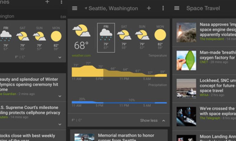 Google Nieuws en Weer nu ook voor iOS