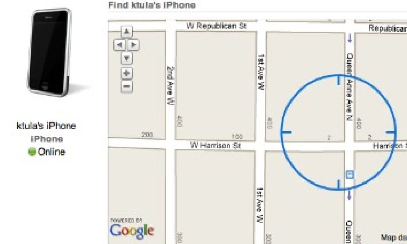 OM doet niets met locatie gestolen iPad