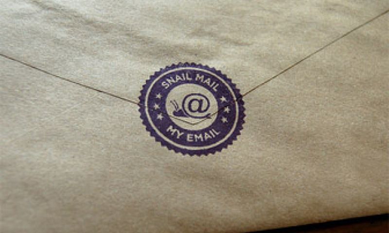 Jouw e-mail met de hand geschreven