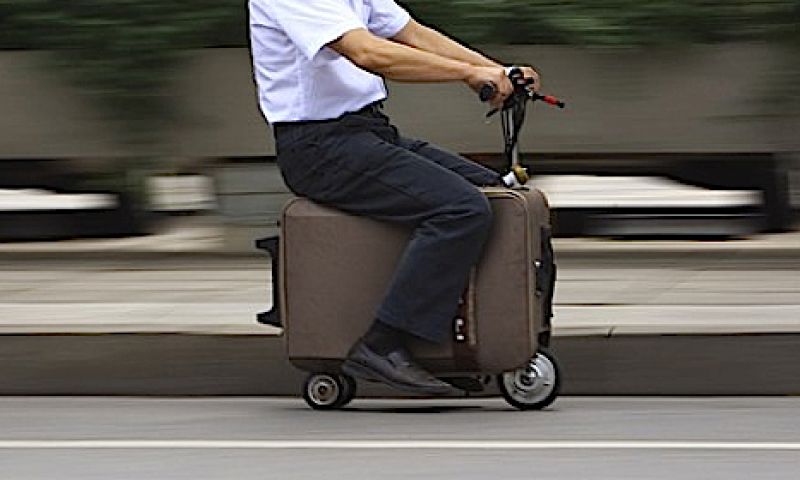 Tuut-tuut, daar rijdt een koffer