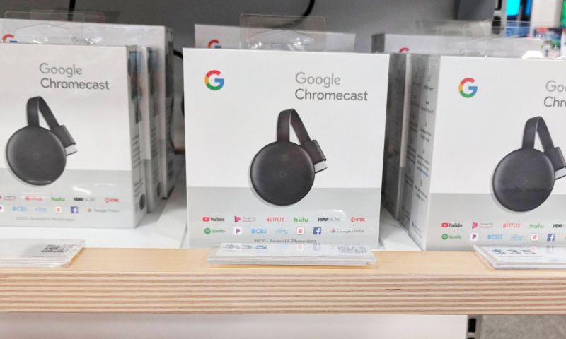 Electronicawinkel verkoopt nog niet gepresenteerde Chromecast