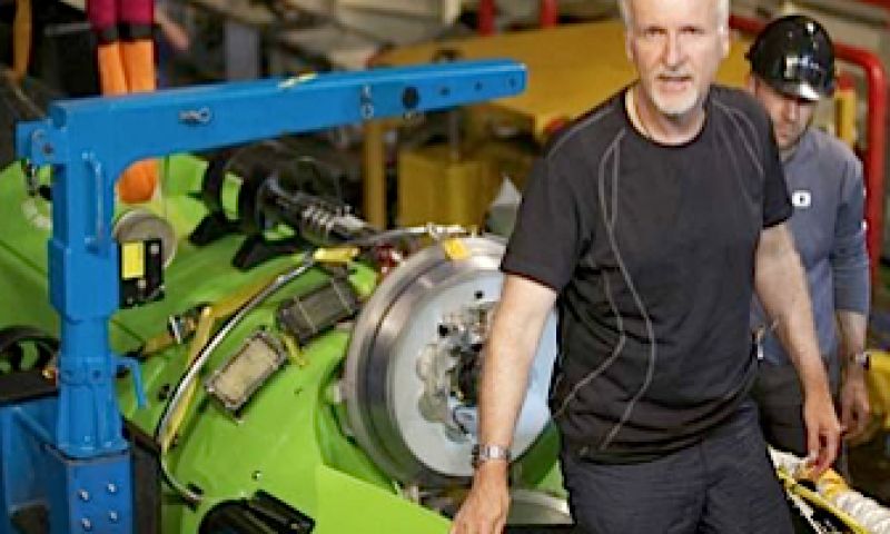 Regisseur Cameron bezocht diepste punt van oceaan