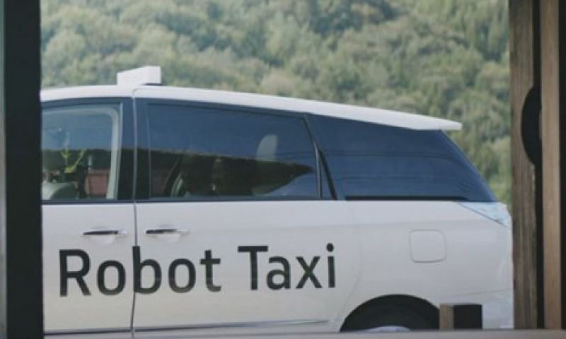 Japanners kunnen volgend jaar een robottaxi testen