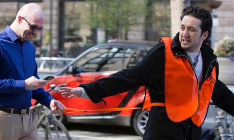 Lopend sms'en gevaarlijkst om half 9 's ochtends