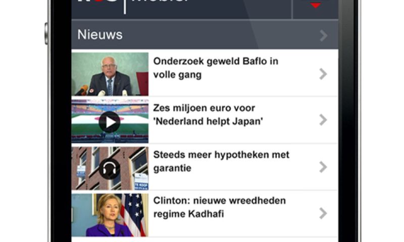 NOS vernieuwt mobiele site