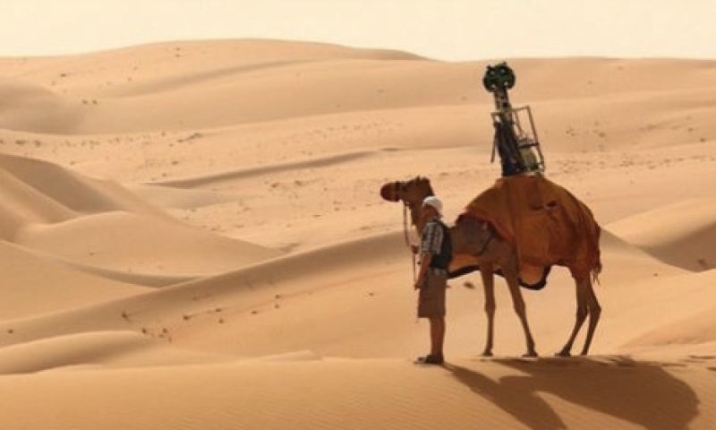 Google gebruikt dromedaris voor 'Desert View'