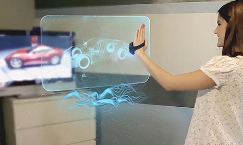 Raak virtuele objecten aan met iMotion