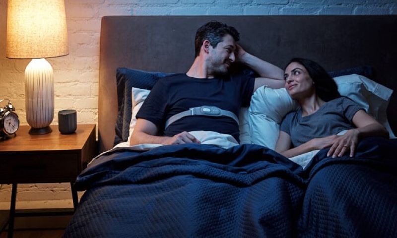 anti snurken gadget sensor band snoring philips smartsleep