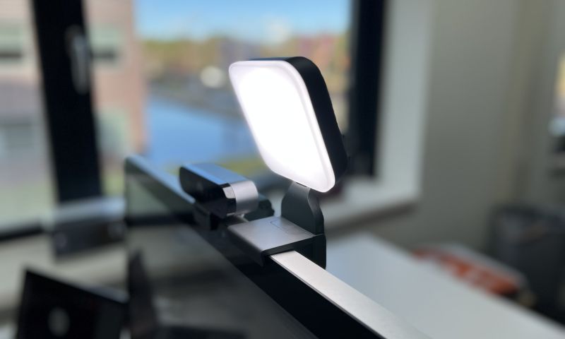 Logitech Litra Glow lamp videobellen streamen